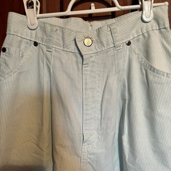 Vintage mint green stripped pants - Picture 5 of 5